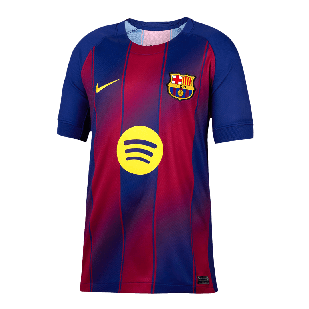 LAMINE YAMAL #10 Barcelona Home Football Shirt 2025/26 Red&Blue