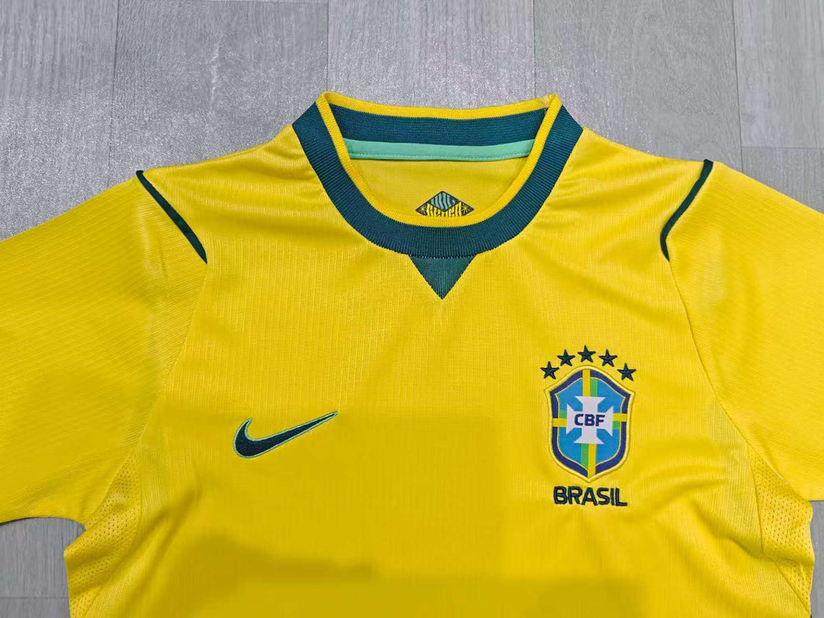 KIDS Brazil World Cup Home Kit – Yellow/Blue/Green