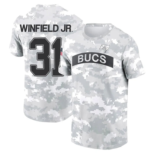TB.Buccaneers #31 Antoine Winfield Jr. Player Salute to Service Hoodies T-Shirts Football Jerseys