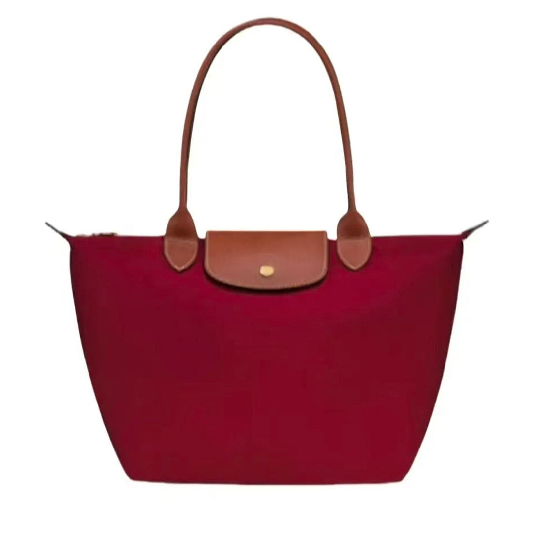 Longchamp - Large Le Pliage Tote, Bright Red
