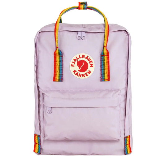 Fjallraven Kanken Rainbow Classic Backpack Pastel Lavender / Rainbow