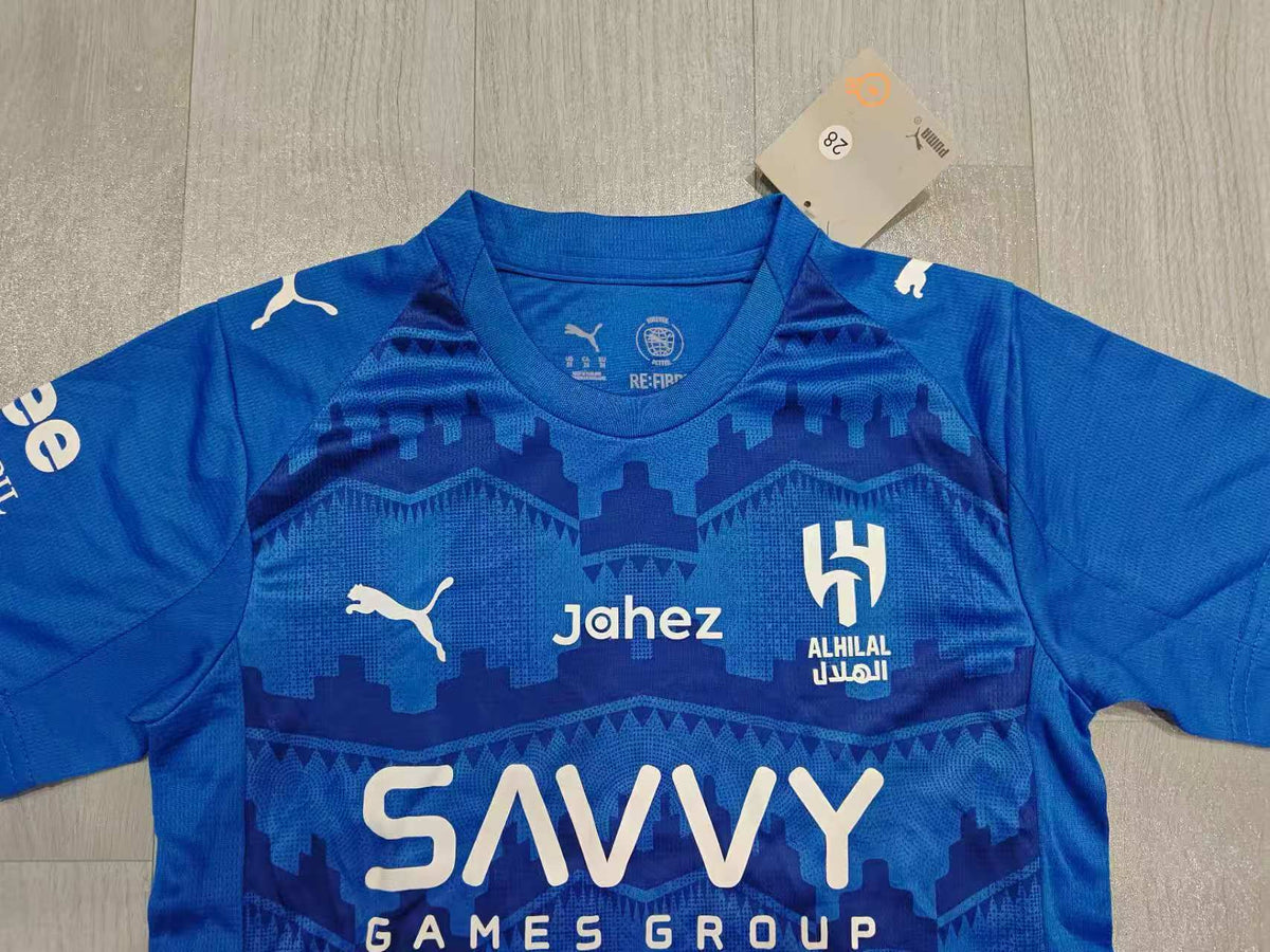 KIDS Puma Al Hilal  Home Jersey & Shorts Set