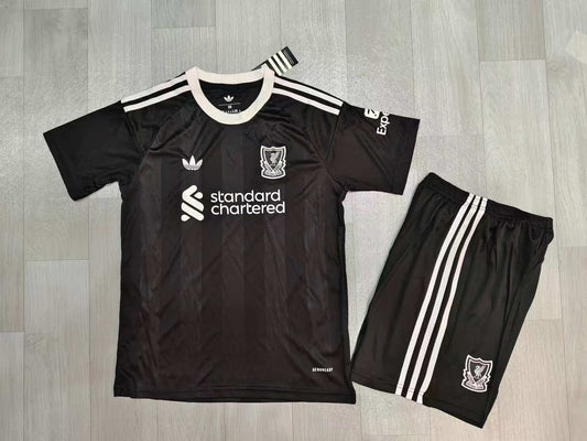 KIDS Liverpool FC  Third Goalkeeper Kit Core Black / Cloud White