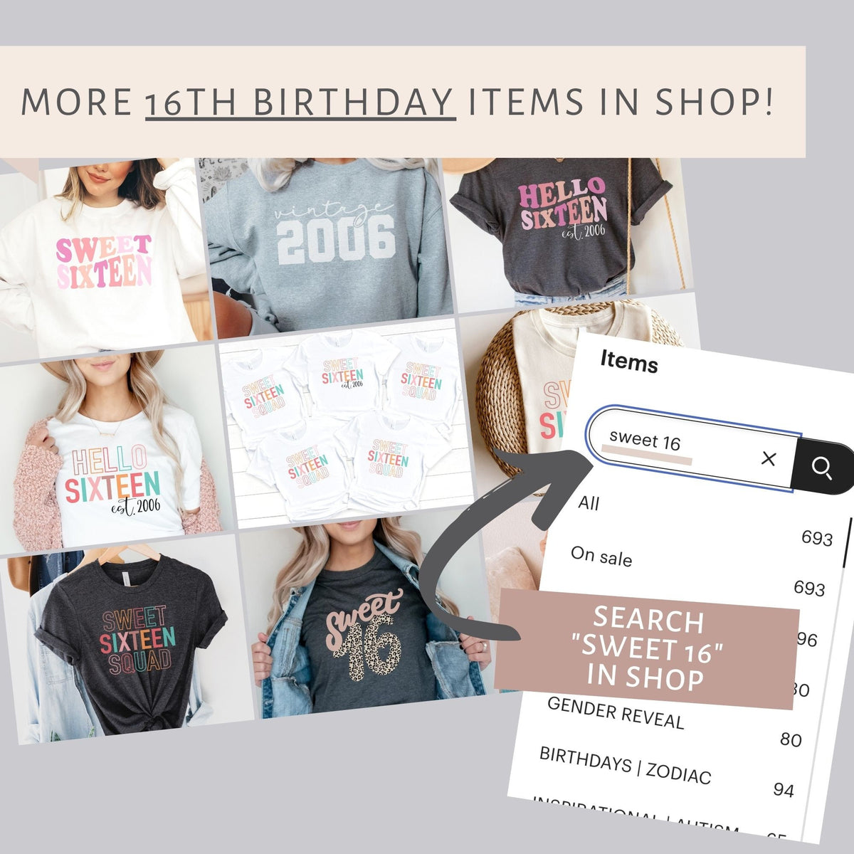 16th Birthday Gift Girl Sweet 16 Gifts for Girls From Aunt Sweet 16 Shirt for Girls Sweet 16 Tshirt Sweet Sixteen Shirt 16th Birthday Shirt