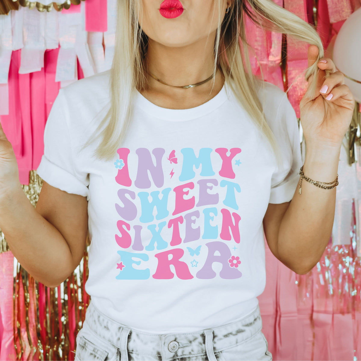 Sweet 16 Tee, Sweet 16 Shirt, 16th Birthday Gift, 16 Birthday Party Shirt, Sweet 16 T-Shirt, In My Sweet Sixteen Era Shirt, Sweet 16 Gift