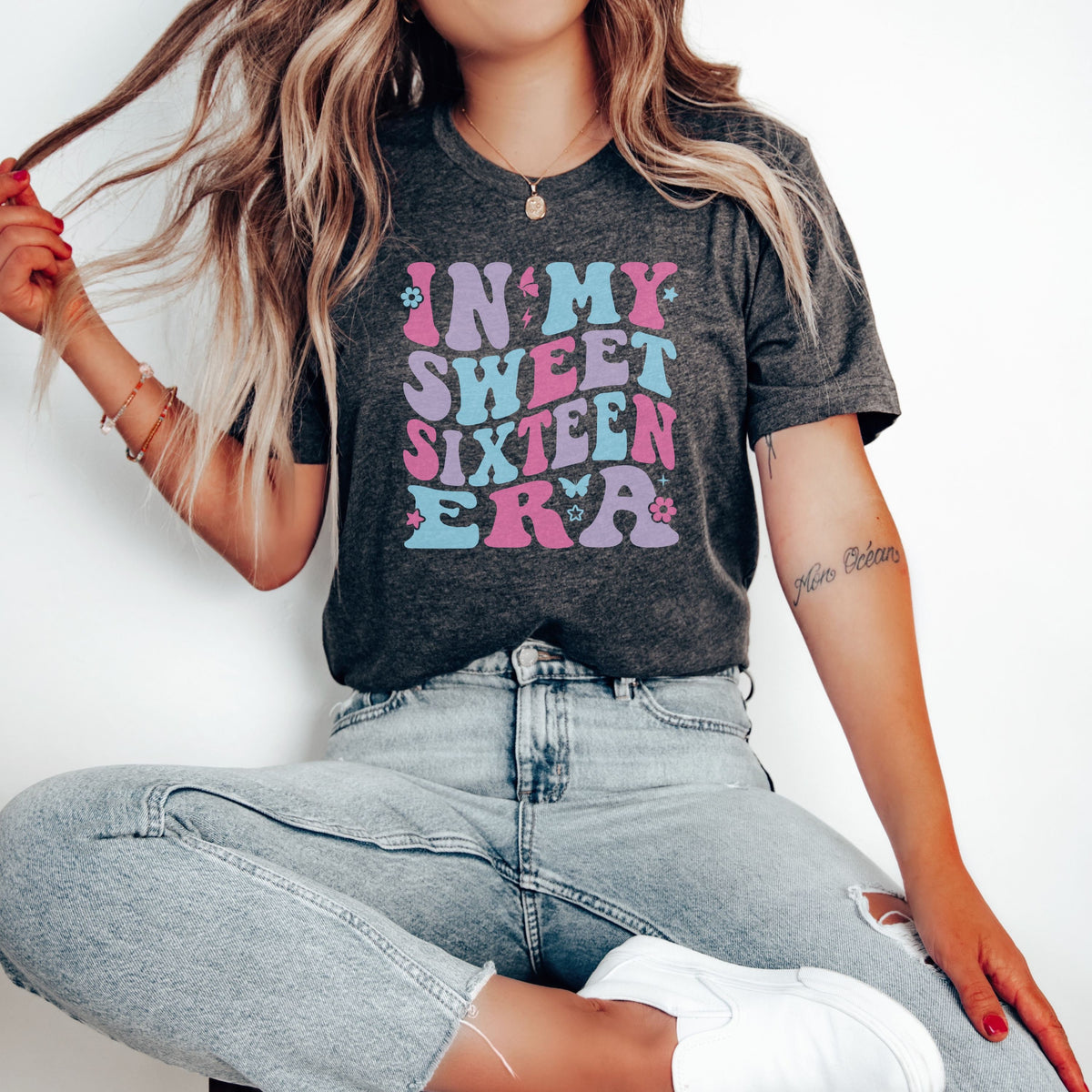 Sweet 16 Tee, Sweet 16 Shirt, 16th Birthday Gift, 16 Birthday Party Shirt, Sweet 16 T-Shirt, In My Sweet Sixteen Era Shirt, Sweet 16 Gift