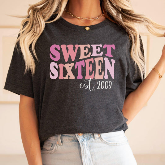16th Birthday Gift Girl Sweet 16 Gifts for Girls From Aunt Sweet 16 Shirt for Girls Sweet 16 Tshirt Sweet Sixteen Shirt 16th Birthday Shirt