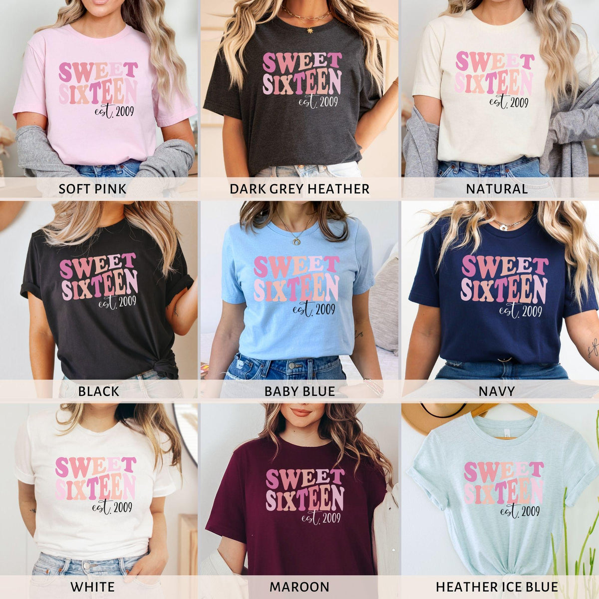 16th Birthday Gift Girl Sweet 16 Gifts for Girls From Aunt Sweet 16 Shirt for Girls Sweet 16 Tshirt Sweet Sixteen Shirt 16th Birthday Shirt