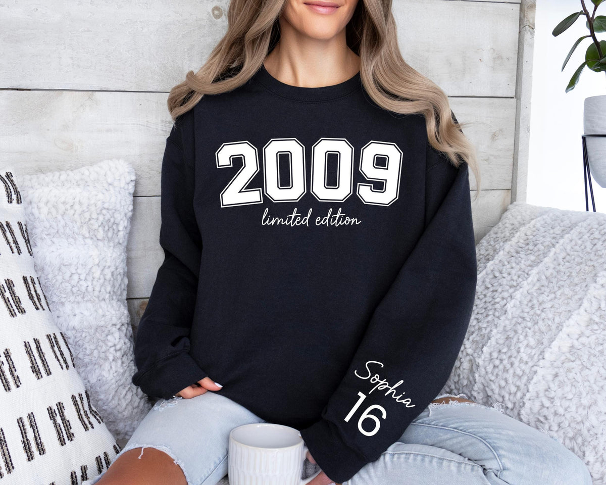 Custom Sweet Sixteen Hoodie: Personalized 16th Birthday Gift