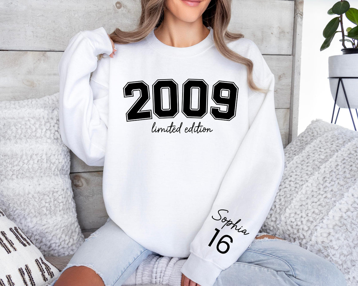 Custom Sweet Sixteen Hoodie: Personalized 16th Birthday Gift