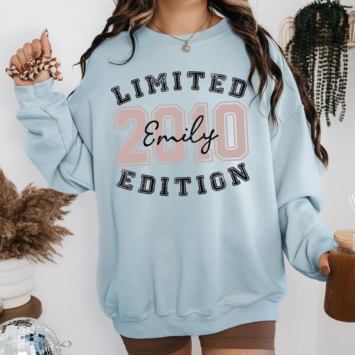 Personalized 16th Birthday Sweatshirt, Limited Edition 2010 Birthday Shirt, Retro 16th Birthday Shirt, Birthday Gift for Daughter, 16 Tee
