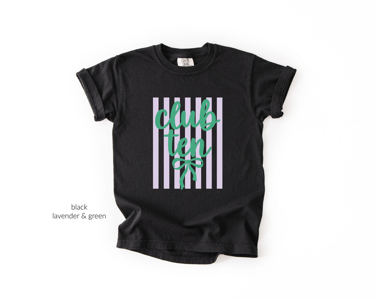 10th Birthday Shirt, Birthday Gift for Girls, Double Digits, Summer Coastal Birthday TShirt, Club Ten Beach Tee, 11th, 12th, 8th, 7th, 16th