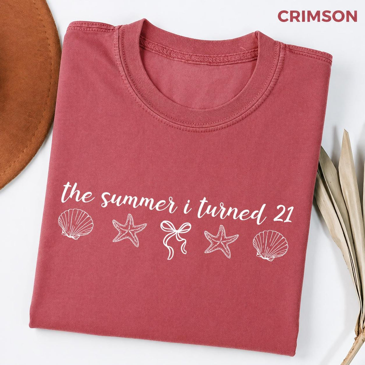 Comfort Colors® Custom The Summer I Turned 21st Birthday Shirt, 21st Birthday Shirt, 21st Birthday Gifts for Her, Beach Birthday Shirt